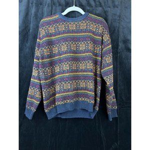 Murray Brothers of Hawick Scotland Heavy Colorful Sweater Size Small S